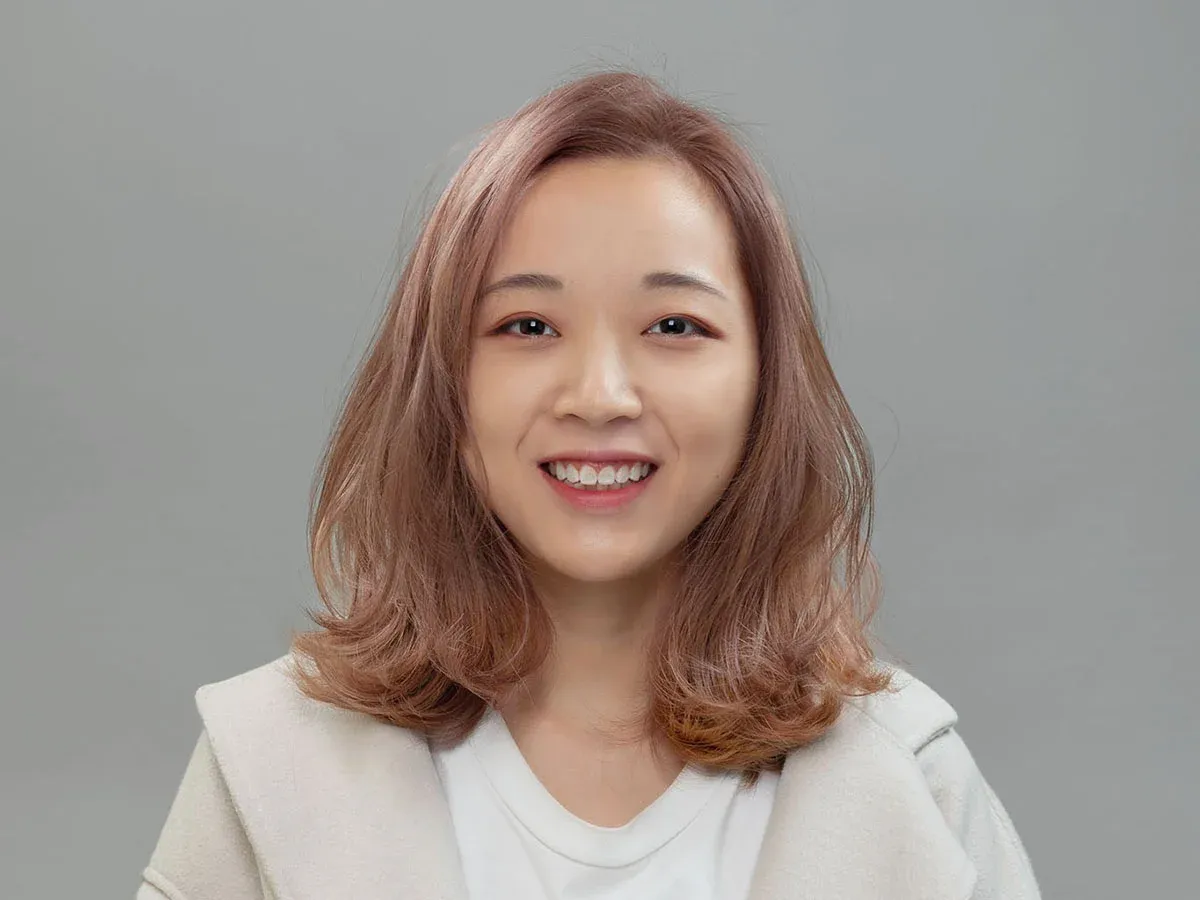 楠梓 女生 中長髮 特色染髮 作品