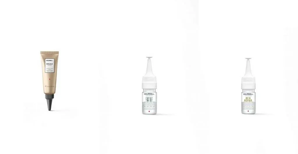 天使修護燙使用的 Goldwell Structure + Shine 系列
